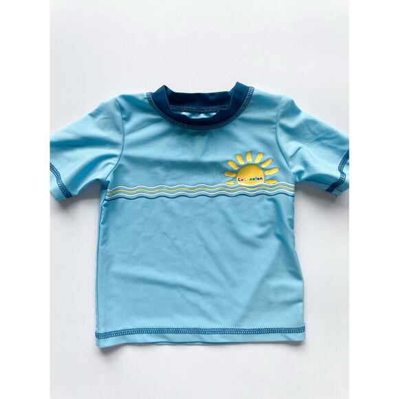 Toddler Boys Cocomelon Short Sleeve Rash Guard Size 18 months - Picture 1 of 4